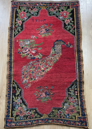a wonderful karabag rug size 200x120cm                           
