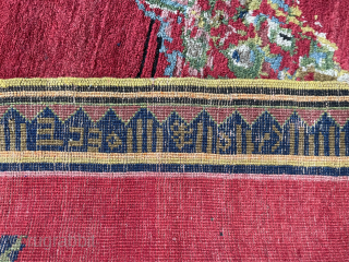 a wonderful karabag rug size 200x120cm                           
