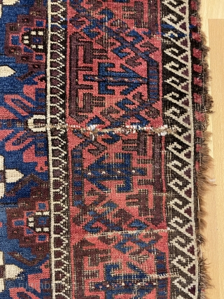 Very nice and very old beluch rug  size 128x82cm                       