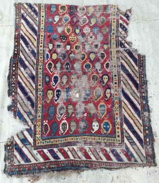 Shahsevan fragmand carpet size 120x110cm                            