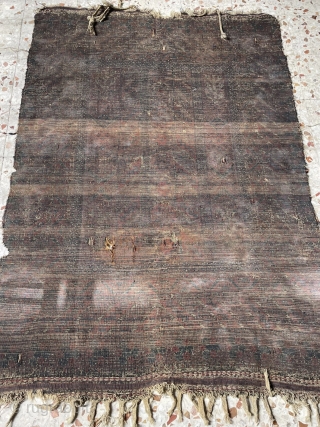 a very old and incredibly different beluch carpet size 195x130cm                       