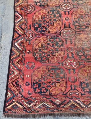 Ersari carpet size 9x6’8 ft                            