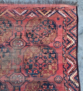 Ersari carpet size 9x6’8 ft                            