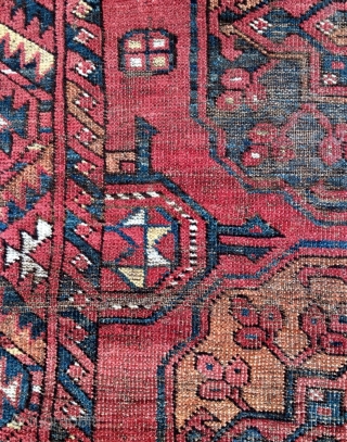 Ersari carpet size 9x6’8 ft                            