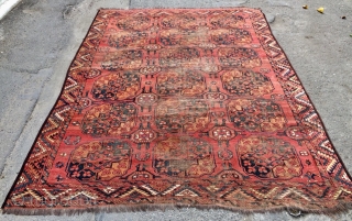 Ersari carpet size 9x6’8 ft                            