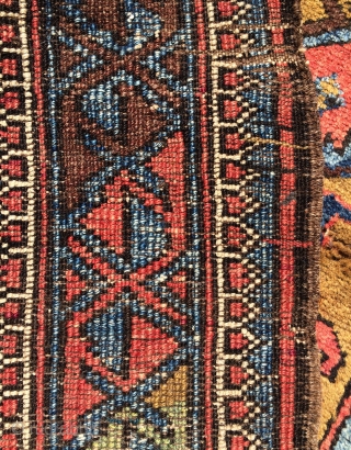 Persian Kurdish carpet maybe bidjar size 265x87cm                          
