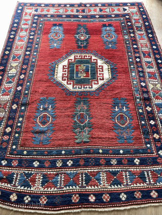 Very wonderful Caucasian carpet size 260x190cm
                           