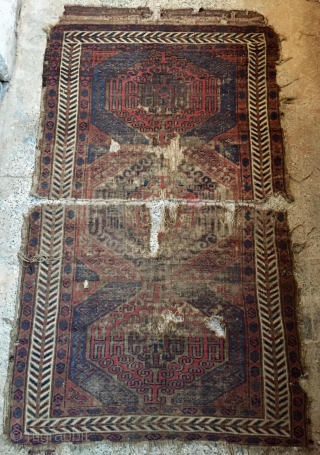 Beluch rug very old 150x80cm                            