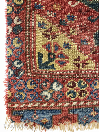 Anatolian Afyon pillow circa 1820s size 70x65cm                          