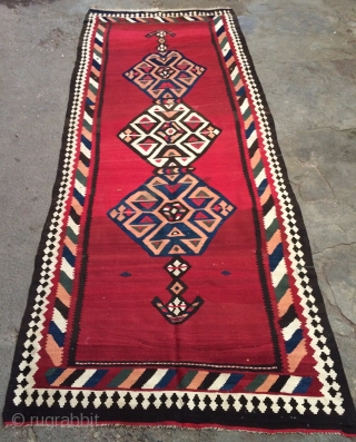 Shahsevan kilim size 400x160cm 
All are colors naturel                         