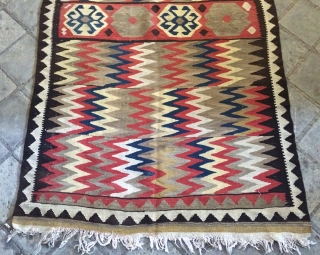 Northwest Persian kilim 
Size 385x125cm                            