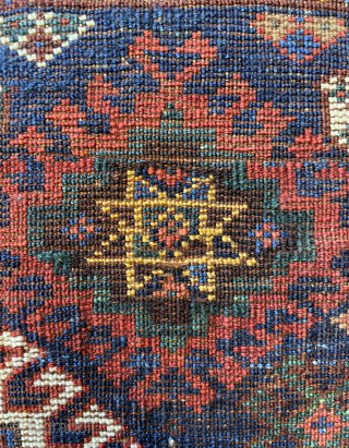 Wonderful and very fine quality also silky wool, Qhasgai bag face size 57x75 cm                   