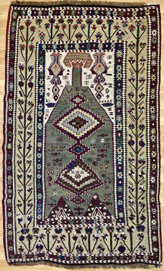 Anatolian Kurdish kilim size 220 x 135 cm                         
