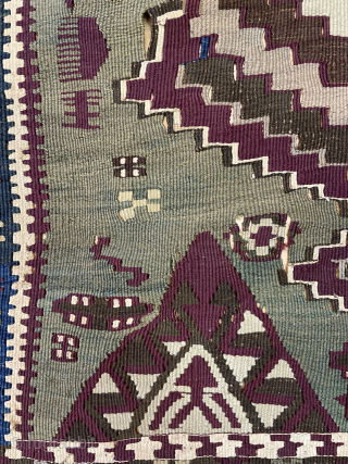 Anatolian Kurdish kilim size 220 x 135 cm                         