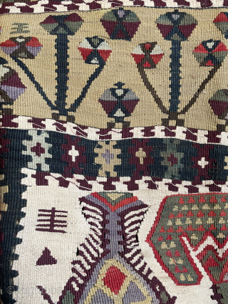 Anatolian Kurdish kilim size 220 x 135 cm                         