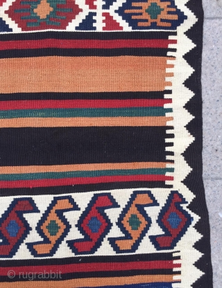 Shahsevan kilim size 11'10x4'8 ft                            