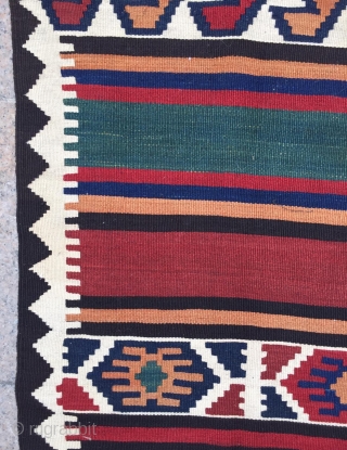 Shahsevan kilim size 11'10x4'8 ft                            