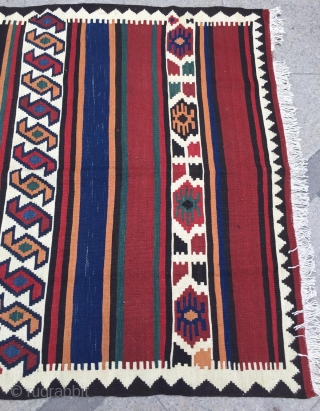 Shahsevan kilim size 11'10x4'8 ft                            