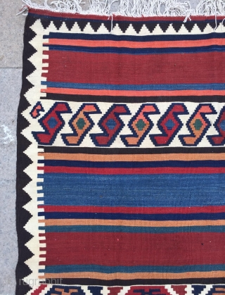 Shahsevan kilim size 11'10x4'8 ft                            