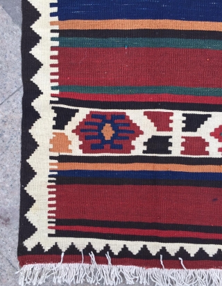 Shahsevan kilim size 11'10x4'8 ft                            