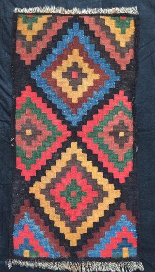 Rare Persian charmahal kilim pillow size 42x83cm                          