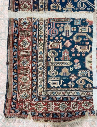 Caucasian shirvan carpet size 200x130 cm                           