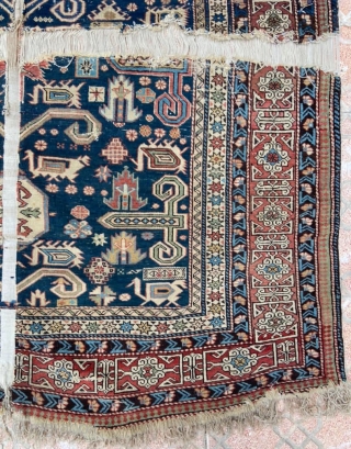 Caucasian shirvan carpet size 200x130 cm                           