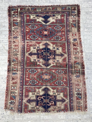 Shahsavan fragmand carpet size 168x98cm                            