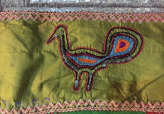 Azerbaijan..Baku..Silk embroidery Asmalyk 210x20cm                             