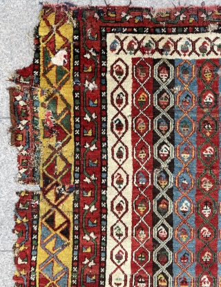 	Very old Caucasian carpet size 220x125cm                           