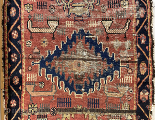 Bahtiyari gabbeh size 340x105cm                             