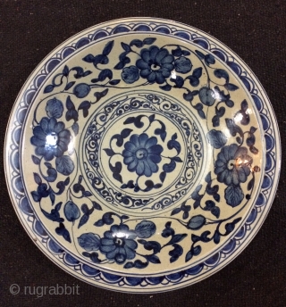 Chinese plate 19th century size 40cm                           