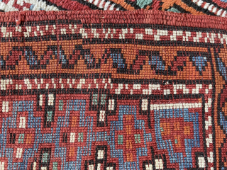 Anatolian Bergama rug size 120 x 106 cm                         