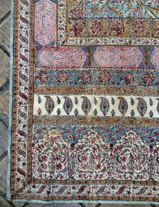 Rare Isfahan Qhalem Qhari size 360x150cm 
                          