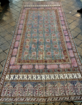 Rare Isfahan Qhalem Qhari size 360x150cm 
                          