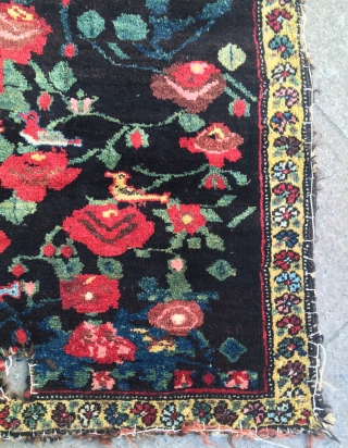 Caucasian Karabag  Kurdish Fragmand carpet 
Size 130x110cm
                         