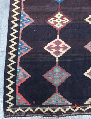 Persian kilim all are colors natural dyes size 300x168cm                        