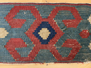 Caucasian fragmand kilim 215x40cm
                             