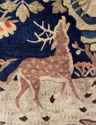 Very nice Chinese paotu rug size 135x68cm                          