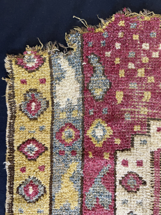 Manastir prayer fragment rug size 130 x 104 cm