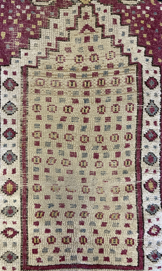 Manastir prayer fragment rug size 130 x 104 cm