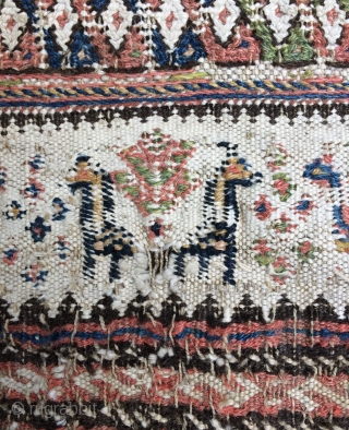 Rare Persia sofra size 4,4x5,2 ft                           