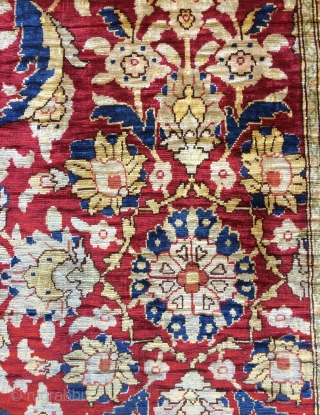 Turkish Hereke silk carpet size 156x103cm                           