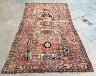 Azerbaijan urumiyeh Kurdish rug size 245x158 cm

                          