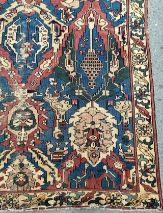 West Anatolian bergam 1920 century size 225x165cm                          