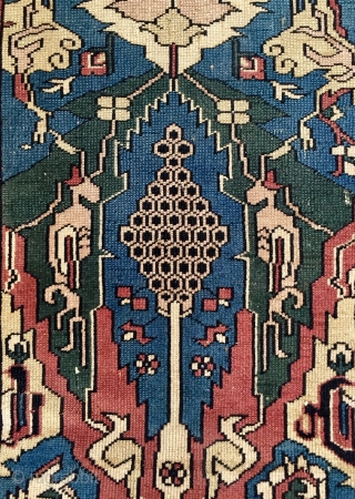 West Anatolian bergam 1920 century size 225x165cm                          