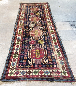 Caucasian runner carpet size 310x118cm                            