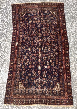 Beluch Carpet circa 1830s size 164x90cm                           