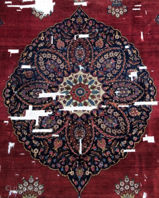 Rare Tebriz carpet size 410x280cm                            