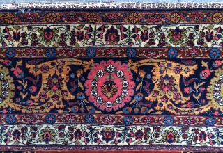 Rare Tebriz carpet size 410x280cm                            